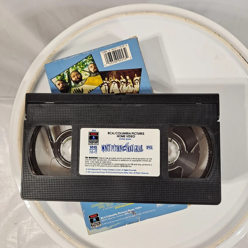 RCA Monty Python And The Holy Grail VHS Tape